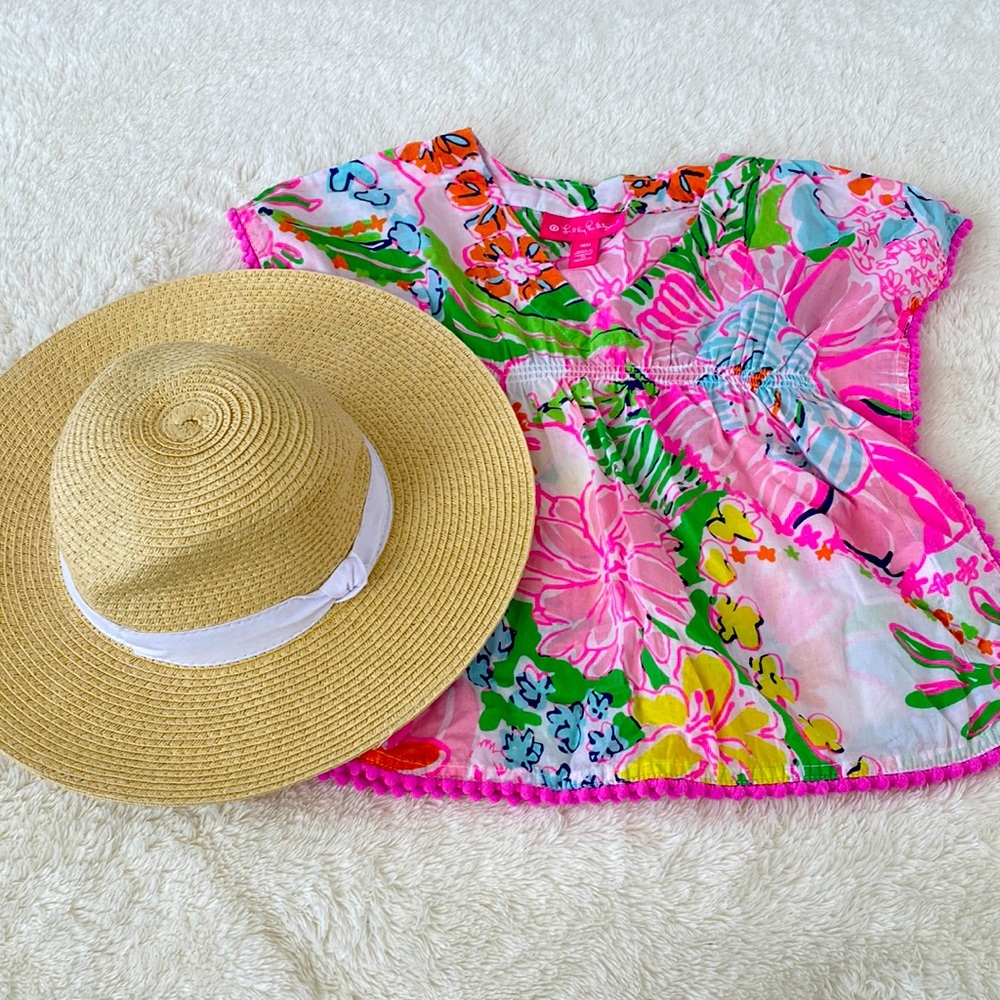 Lilly Pulitzer (for Target) Infant Swim Cover Up and Hat